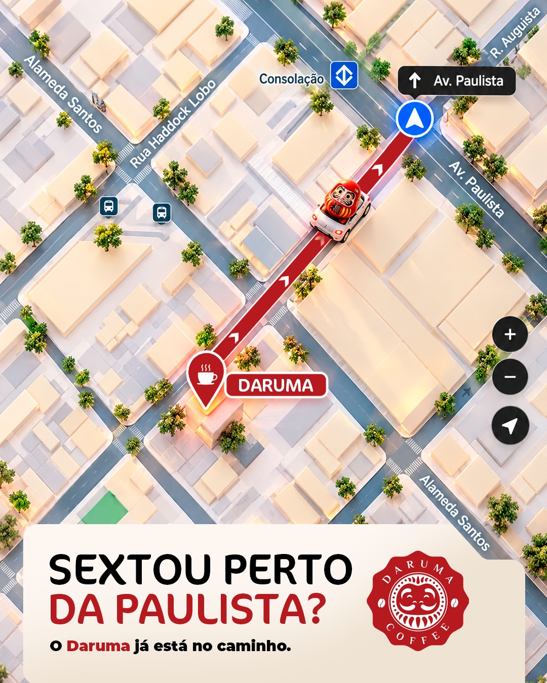 Sexta-feira combina com aquele plano simples que deixa o dia melhor. Almoço bem servido, café feito na hora, um doce para acompanhar e uma parada gostosa perto da Paulista. Passou pela Augusta? Sobe para o Daruma. Rua Augusta, 1917 — 2º andar do Empório Daruma #DarumaCoffee #EmpórioDaruma #Sextou #R&hellip;
